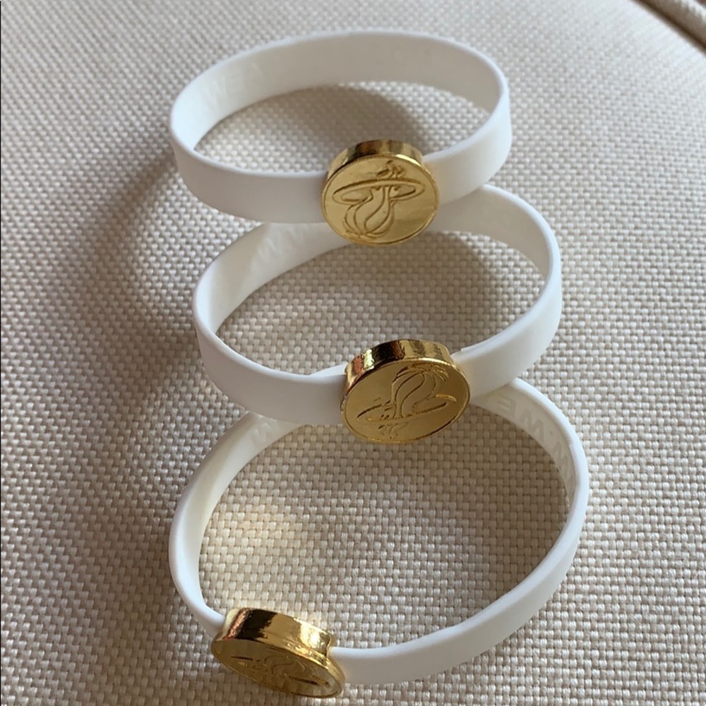 3 Miami Heat Wearlets bracelets